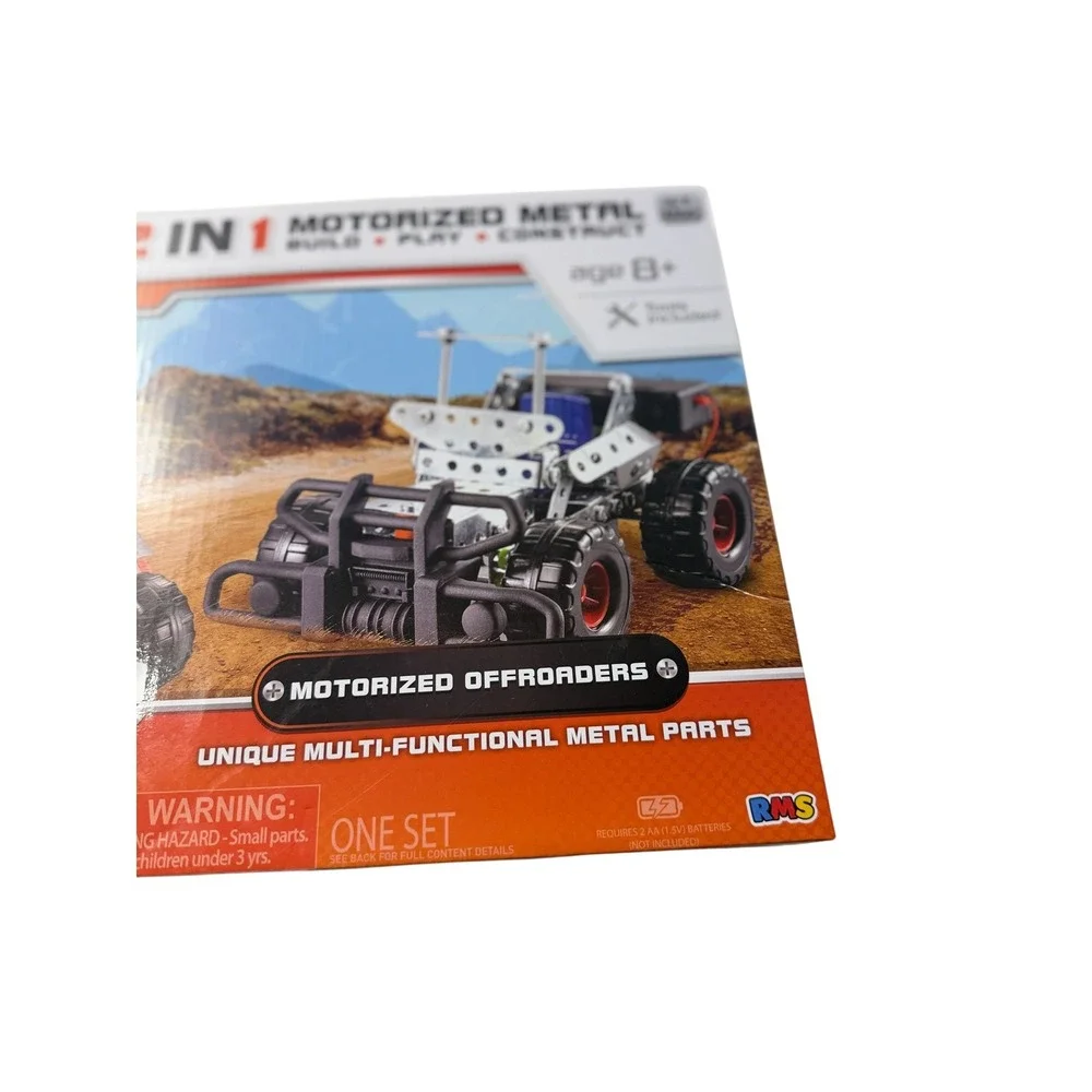 Metal Tech 2 in 1 Motorized Offroaders Metal Construction STEM Building Set NEW